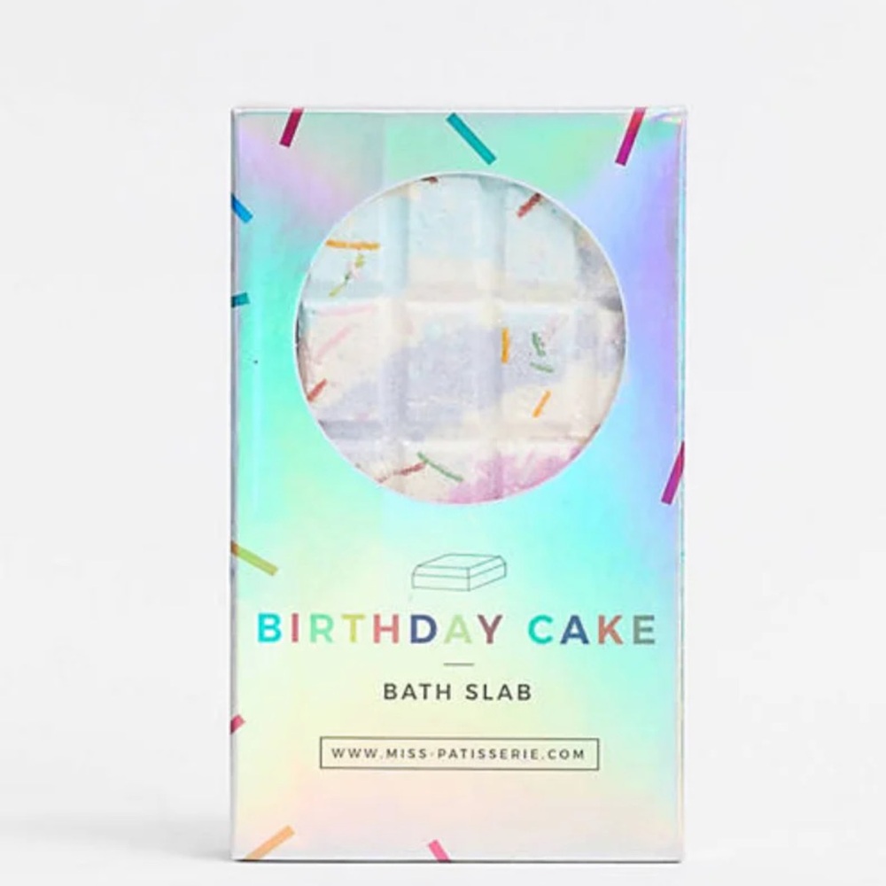 Miss Patisserie NIB - Birthday CakeBath Slab / Bath Salt Soak (Vegan)